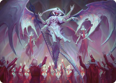 Atraxa, Grand Unifier Art Card [Phyrexia: All Will Be One Art Series] | Anubis Games and Hobby