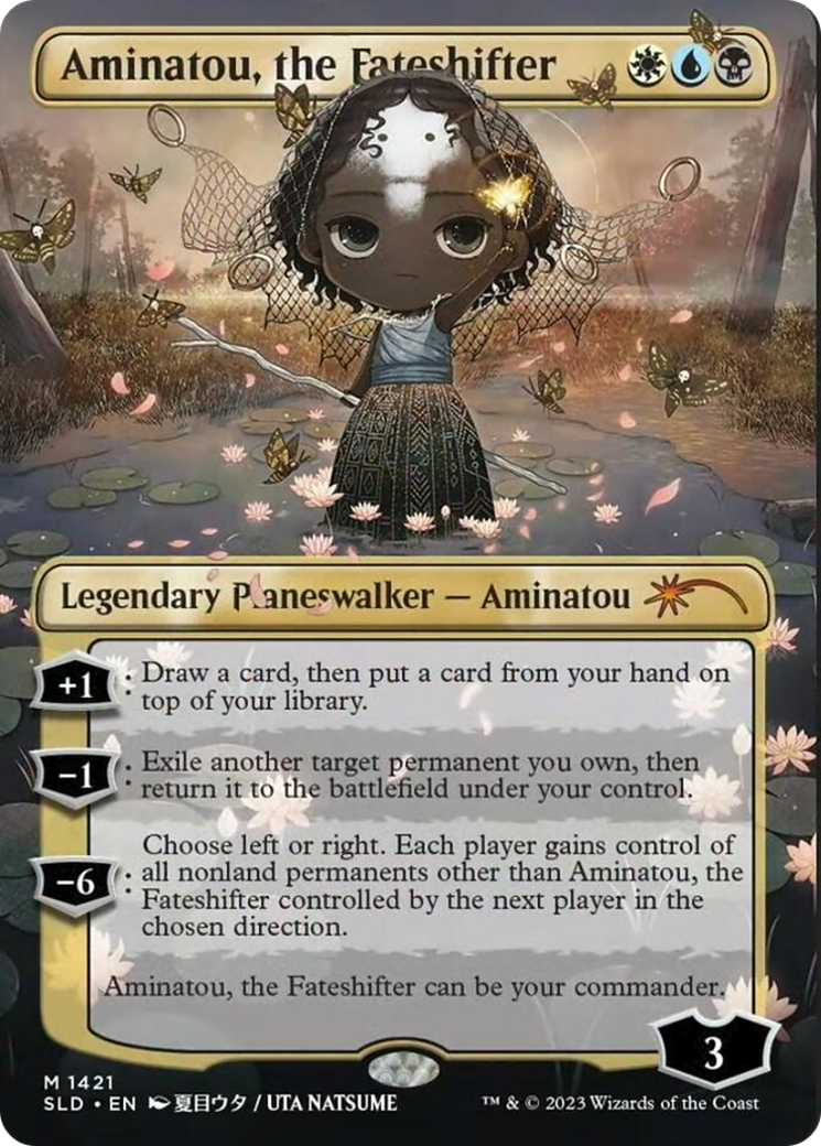 Aminatou, the Fateshifter (Rainbow Foil) [Secret Lair Drop Series] | Anubis Games and Hobby