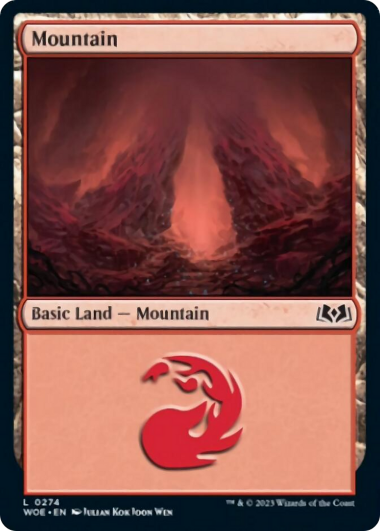 Mountain (0274) [Wilds of Eldraine] | Anubis Games and Hobby