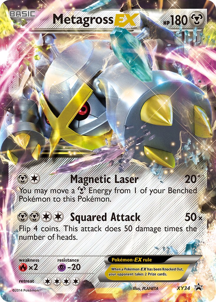 Metagross EX (XY34) [XY: Black Star Promos] | Anubis Games and Hobby