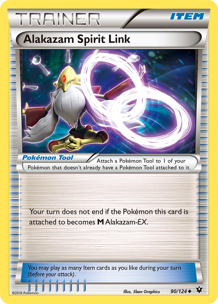 Alakazam Spirit Link (90/124) [XY: Fates Collide] | Anubis Games and Hobby