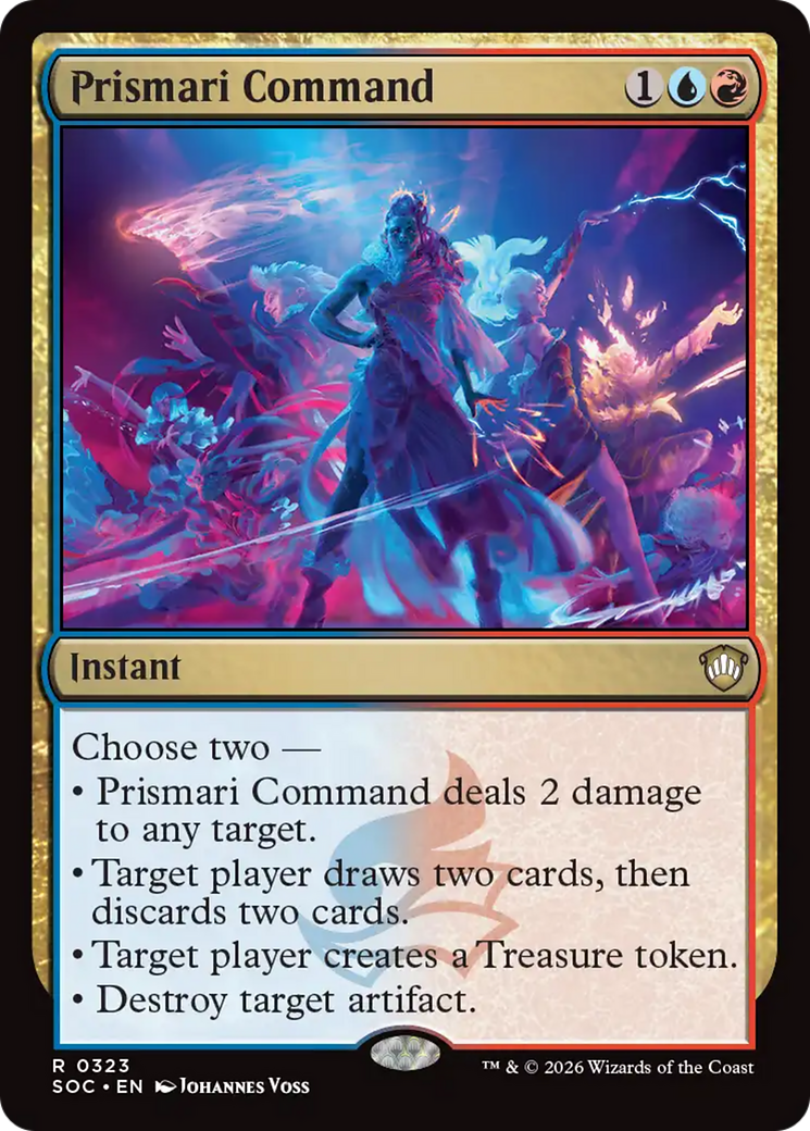 Prismari Command [Secrets of Strixhaven Commander] | Anubis Games and Hobby