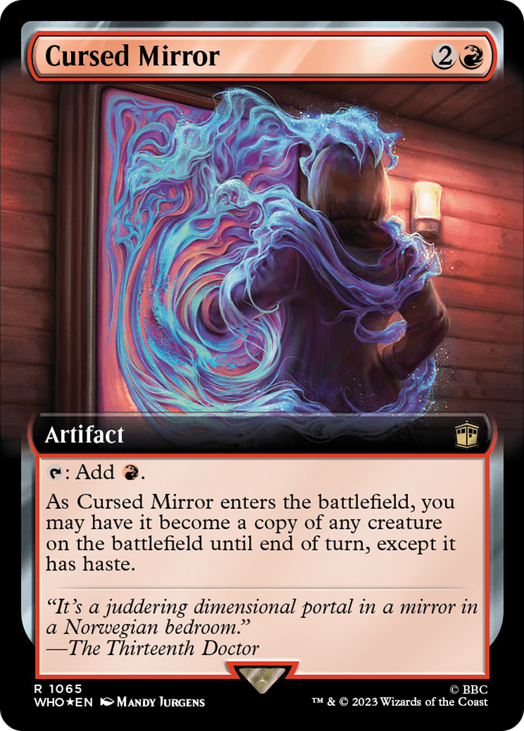 Cursed Mirror (Extended Art) (Surge Foil) [Doctor Who] | Anubis Games and Hobby