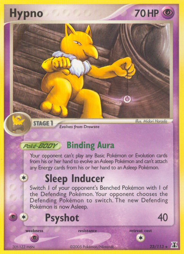 Hypno (23/113) [EX: Delta Species] | Anubis Games and Hobby