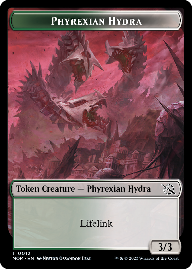 Phyrexian Hydra Token (12) [March of the Machine Tokens] | Anubis Games and Hobby