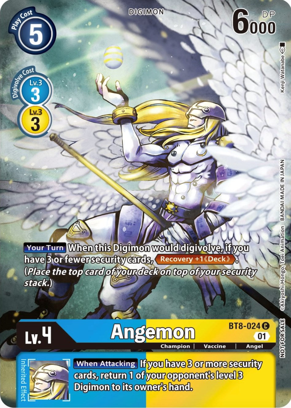 Angemon [BT8-024] (Official Tournament Pack Vol.9) [New Awakening Promos] | Anubis Games and Hobby