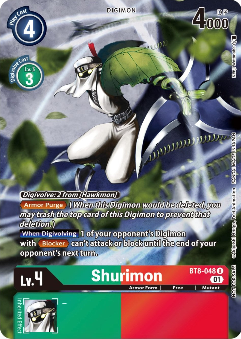 Shurimon [BT8-048] (Official Tournament Pack Vol.9) [New Awakening Promos] | Anubis Games and Hobby