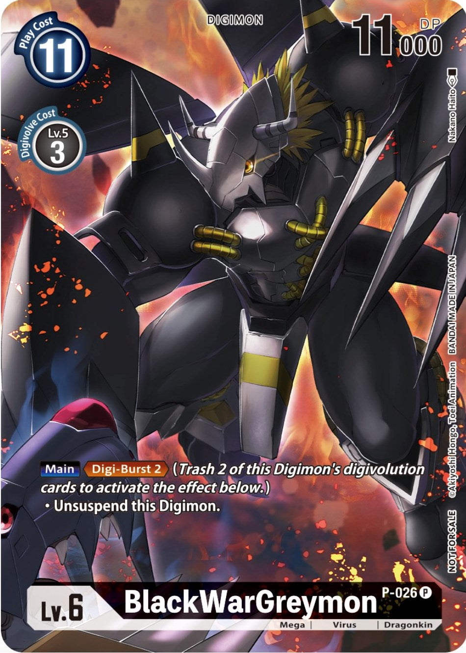 BlackWarGreymon [P-026] (Winner Pack Across Time) [Promotional Cards] | Anubis Games and Hobby