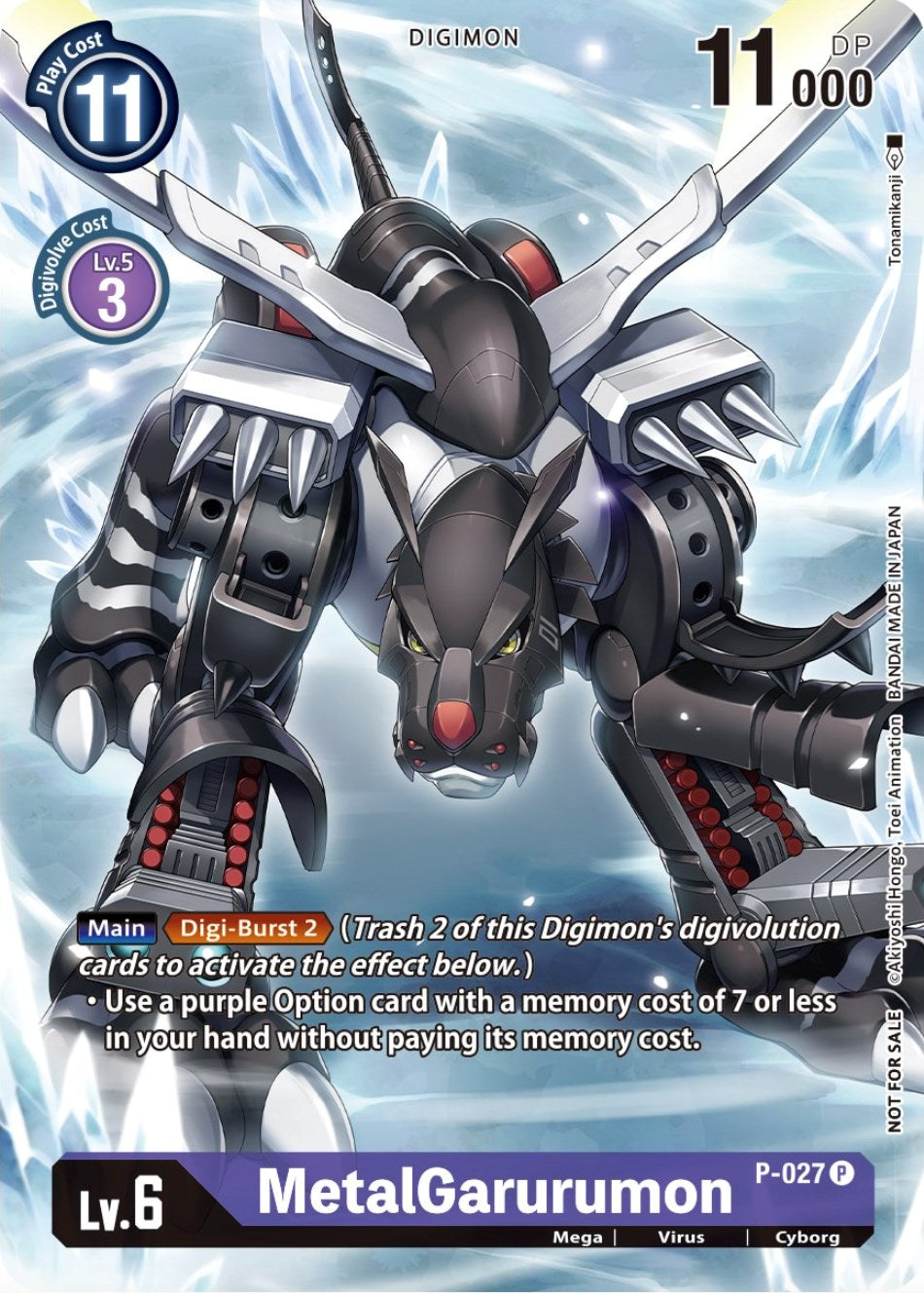 MetalGarurumon [P-027] (Winner Pack Across Time) [Promotional Cards] | Anubis Games and Hobby