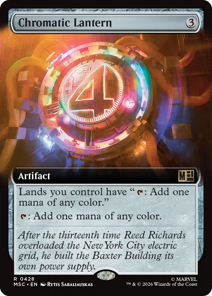 Chromatic Lantern (Extended Art) [Marvel Super Heroes Commander] | Anubis Games and Hobby