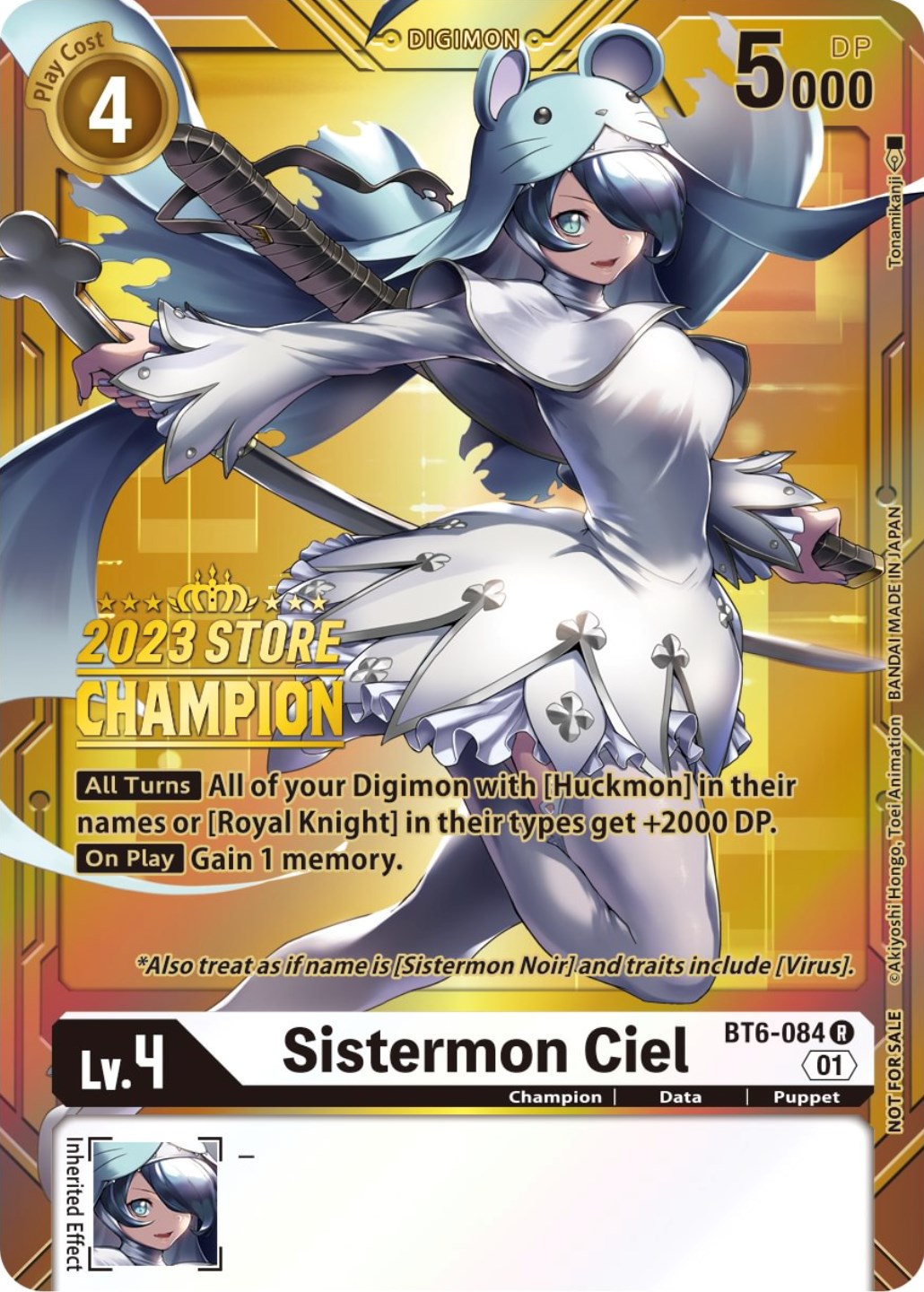 Sistermon Ciel [BT6-084] (2023 Store Champion) [Double Diamond Promos] | Anubis Games and Hobby