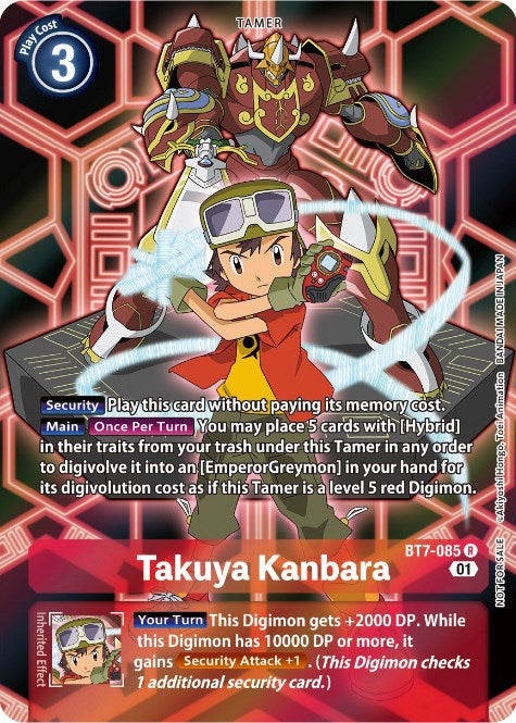 Takuya Kanbara [BT7-085] (D-Scanner Alternate Art) [Next Adventure Promos] | Anubis Games and Hobby