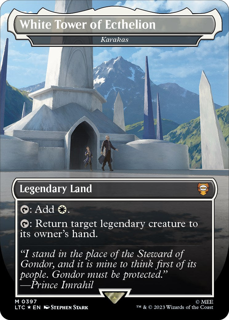 White Tower of Ecthelion - Karakas (Surge Foil Realms and Relics) [The Lord of the Rings: Tales of Middle-Earth Commander] | Anubis Games and Hobby