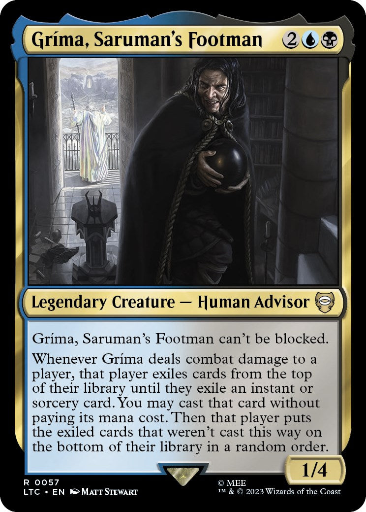 Grima, Saruman's Footman [The Lord of the Rings: Tales of Middle-Earth Commander] | Anubis Games and Hobby