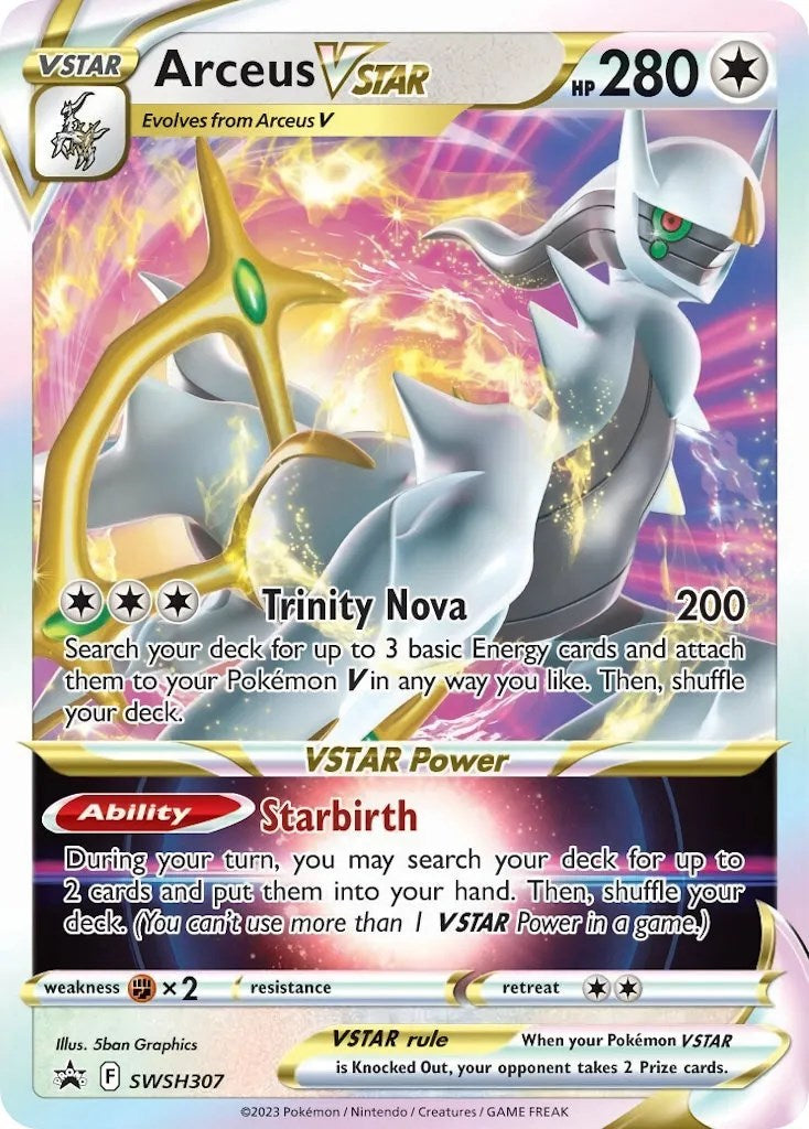 Arceus VSTAR (SWSH307) [Sword & Shield: Black Star Promos] | Anubis Games and Hobby