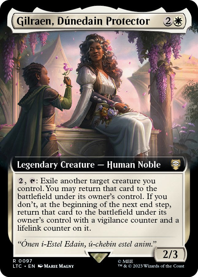 Gilraen, Dunedain Protector (Extended Art) [The Lord of the Rings: Tales of Middle-Earth Commander] | Anubis Games and Hobby