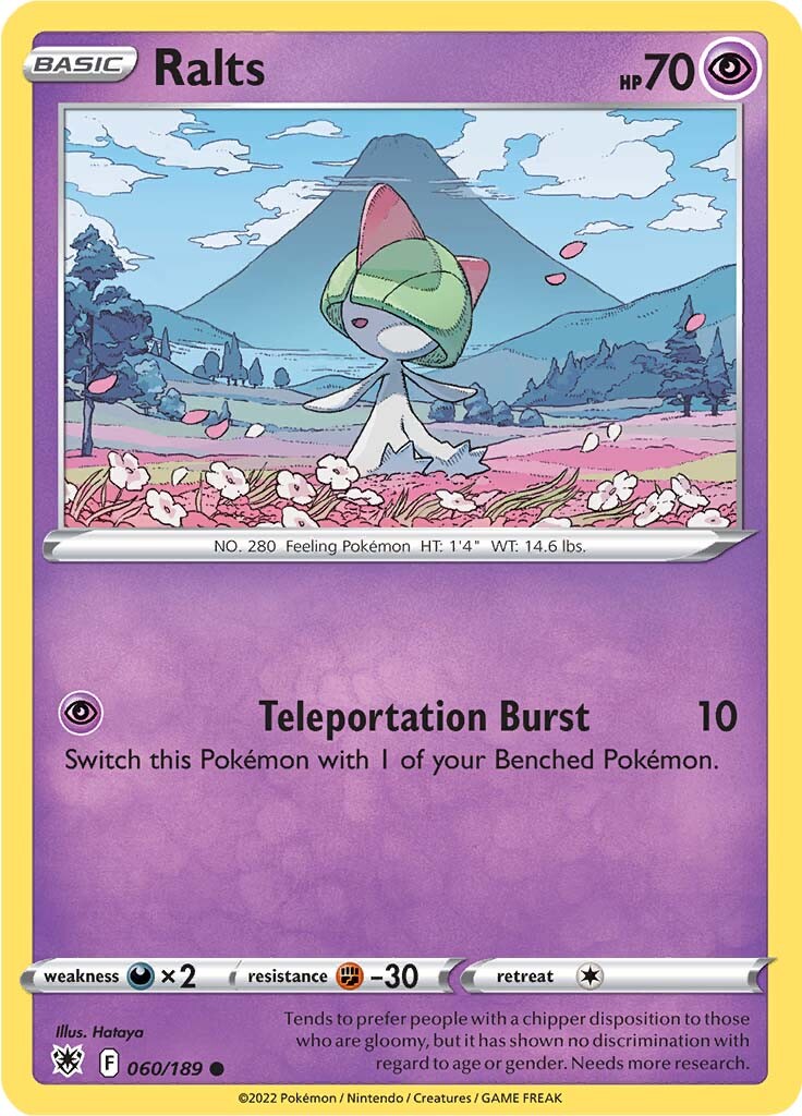 Ralts (060/189) [Sword & Shield: Astral Radiance] | Anubis Games and Hobby