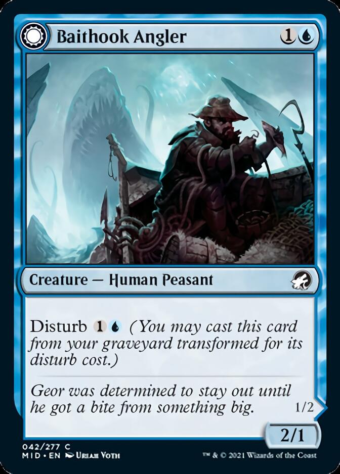Baithook Angler // Hook-Haunt Drifter [Innistrad: Midnight Hunt] | Anubis Games and Hobby