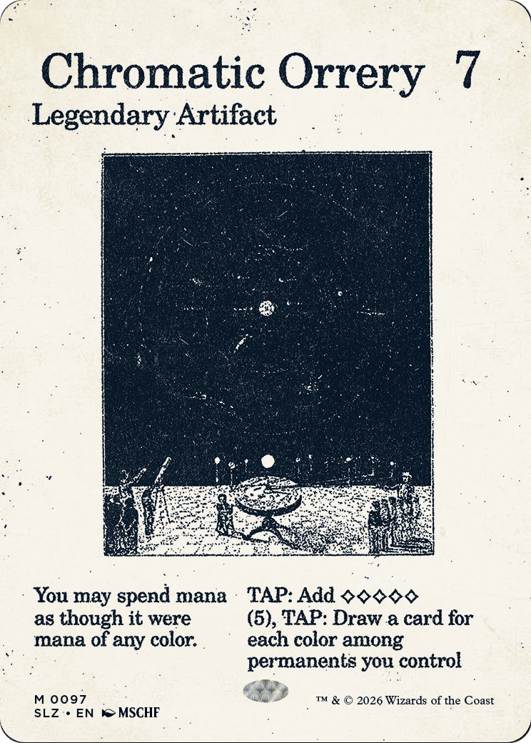 Chromatic Orrery (0097) [Secret Lair x MSCHF: The Zeta Set] | Anubis Games and Hobby
