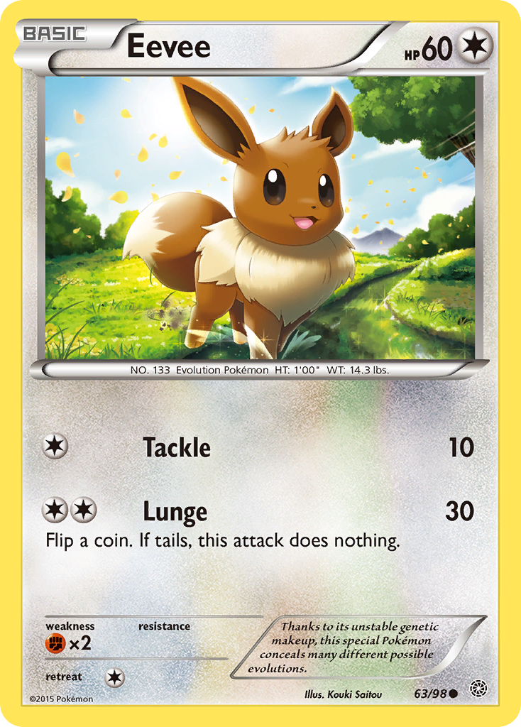 Eevee (63/98) [XY: Ancient Origins] | Anubis Games and Hobby