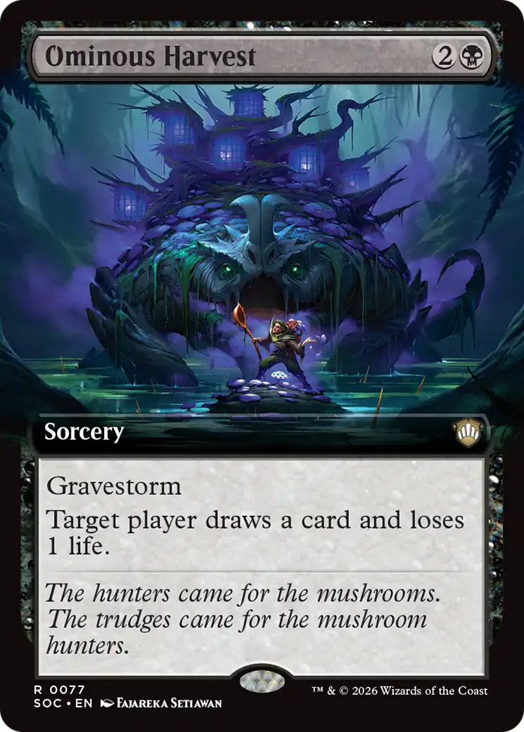 Ominous Harvest (Extended Art) [Secrets of Strixhaven Commander] | Anubis Games and Hobby