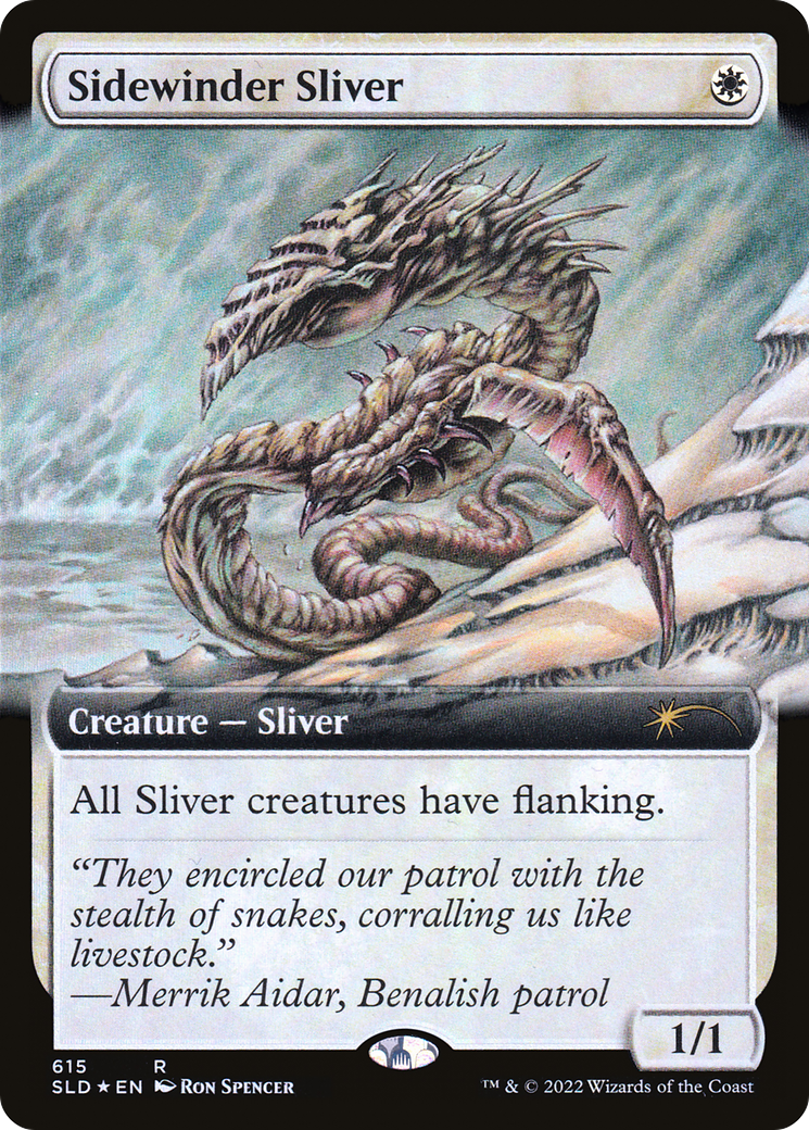 Sidewinder Sliver (Extended Art) [Secret Lair Drop Promos] | Anubis Games and Hobby