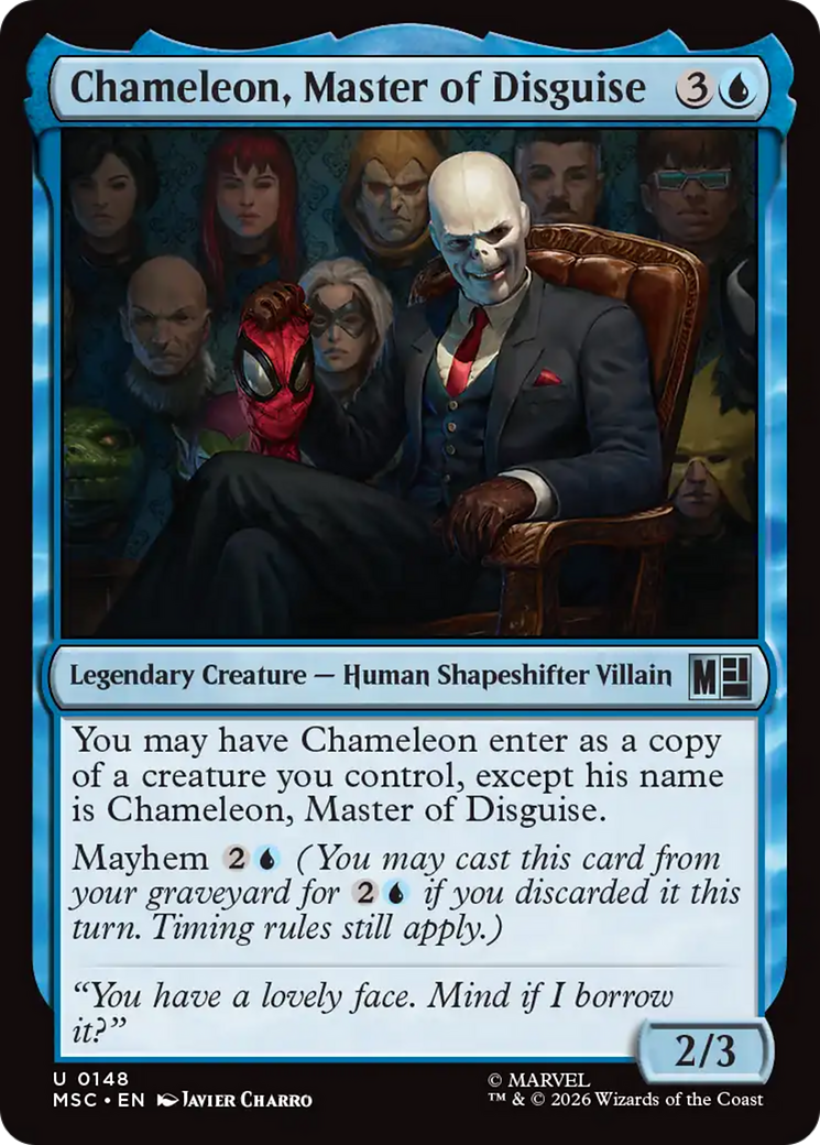 Chameleon, Master of Disguise (Surge Foil) [Marvel Super Heroes Commander] | Anubis Games and Hobby