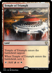 Temple of Triumph [Phyrexia: All Will Be One Commander] | Anubis Games and Hobby