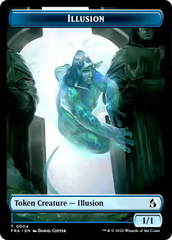 Illusion // Jace Double-Sided Token [Reality Fracture Tokens] | Anubis Games and Hobby