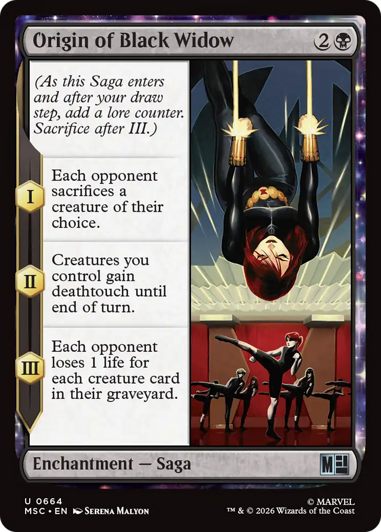 Origin of Black Widow [Marvel Super Heroes Commander] | Anubis Games and Hobby