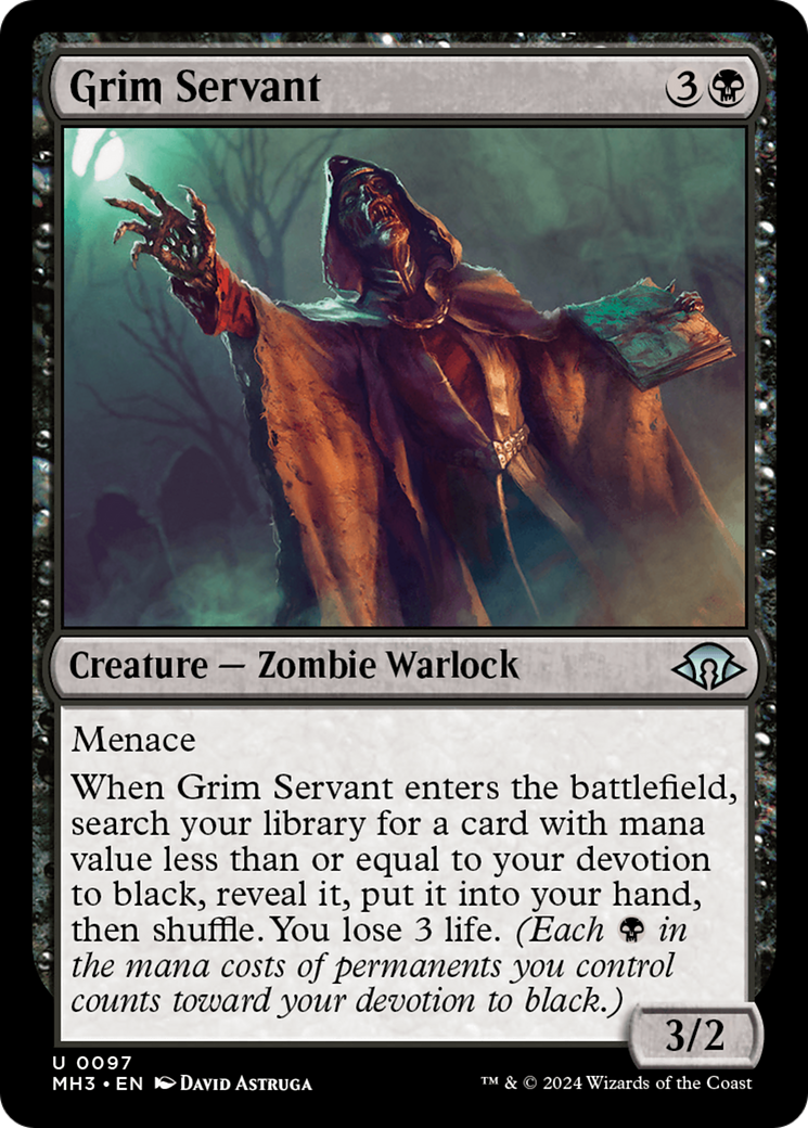 Grim Servant [Modern Horizons 3] | Anubis Games and Hobby