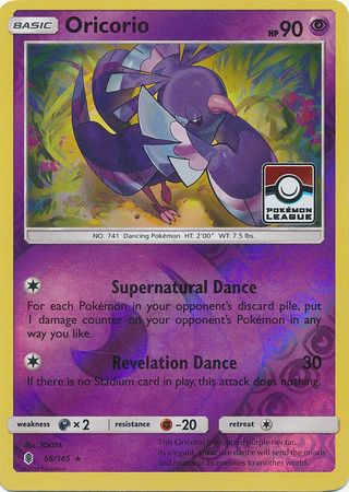 Oricorio (56/145) (League Promo) [Sun & Moon: Guardians Rising] | Anubis Games and Hobby