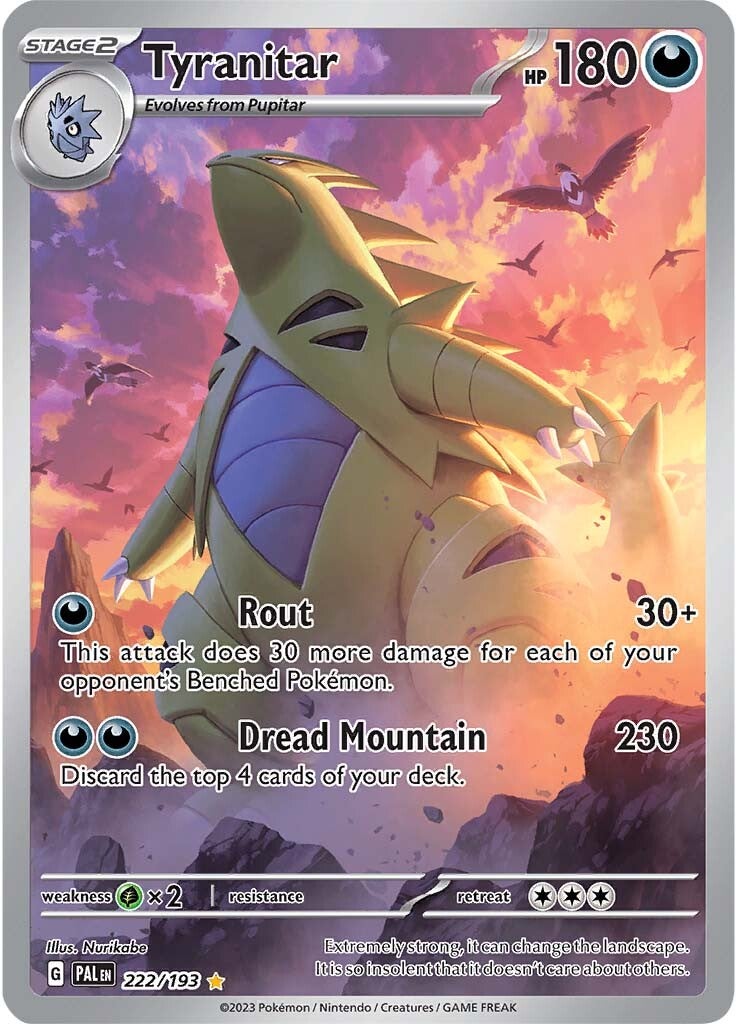 Tyranitar (222/193) [Scarlet & Violet: Paldea Evolved] | Anubis Games and Hobby