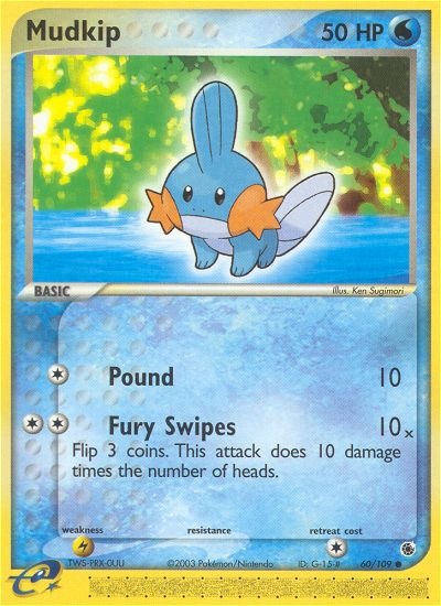 Mudkip (60/109) [EX: Ruby & Sapphire] | Anubis Games and Hobby