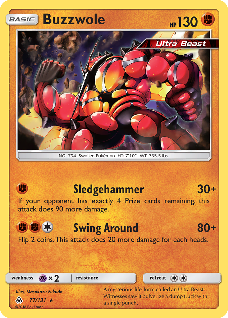 Buzzwole (77/131) [Sun & Moon: Forbidden Light] | Anubis Games and Hobby