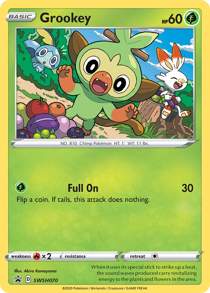 Grookey (SWSH070) [Sword & Shield: Black Star Promos] | Anubis Games and Hobby