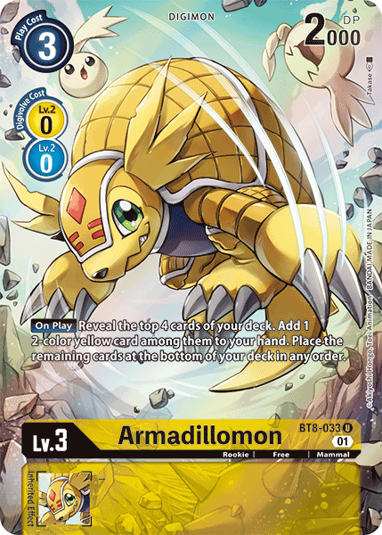 Armadillomon [BT8-033] (Alternate Art) [New Awakening] | Anubis Games and Hobby