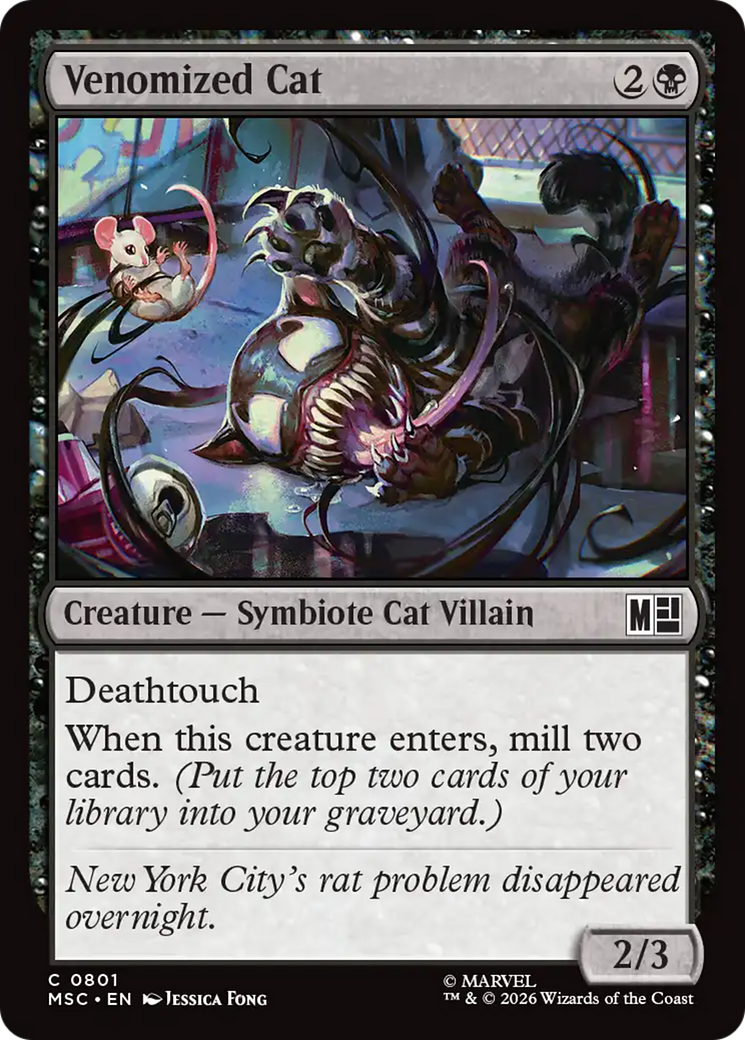 Venomized Cat [Marvel Super Heroes Commander] | Anubis Games and Hobby
