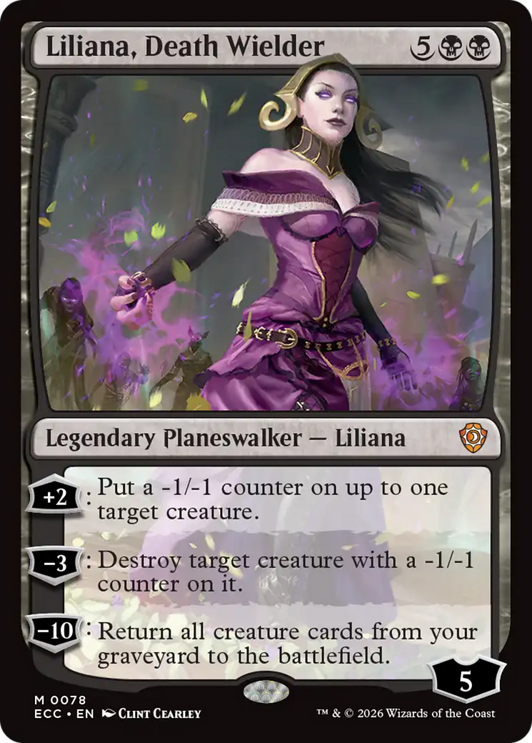 Liliana, Death Wielder [Lorwyn Eclipsed Commander] | Anubis Games and Hobby