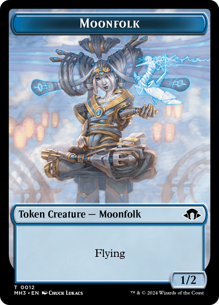 Moonfolk Token [Modern Horizons 3 Tokens] | Anubis Games and Hobby