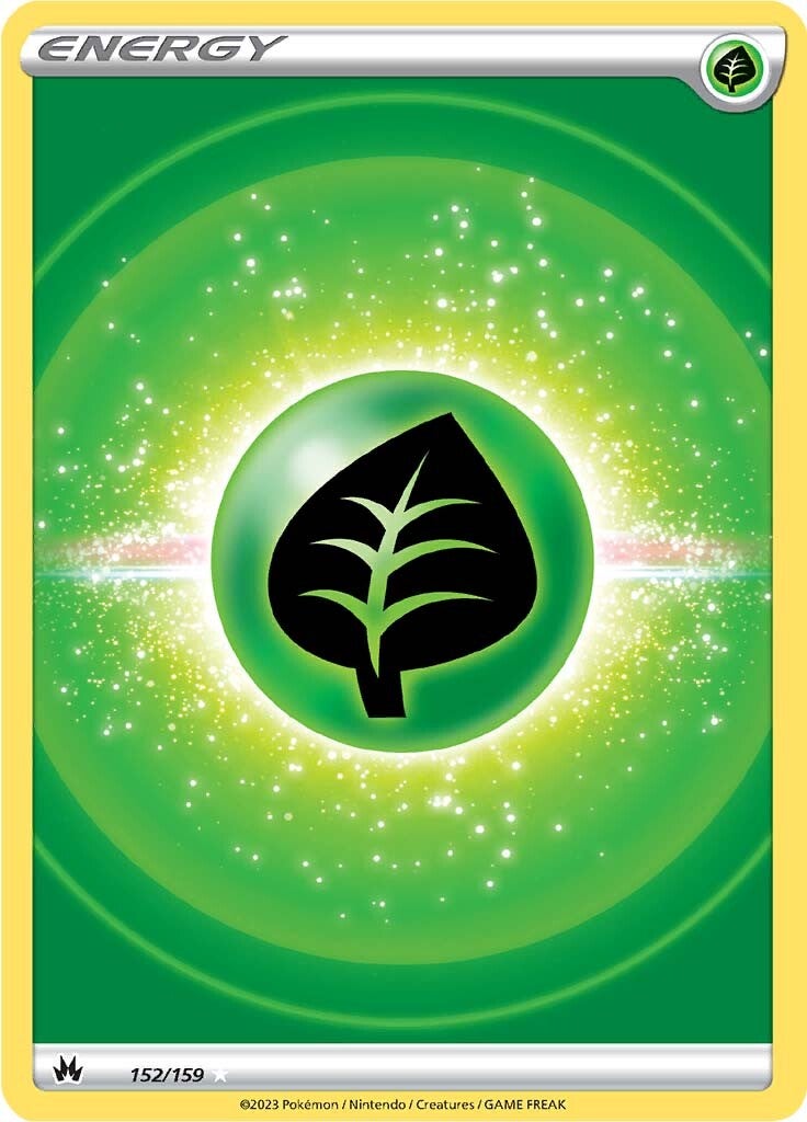 Grass Energy (152/159) (Texture Full Art) [Sword & Shield: Crown Zenith] | Anubis Games and Hobby