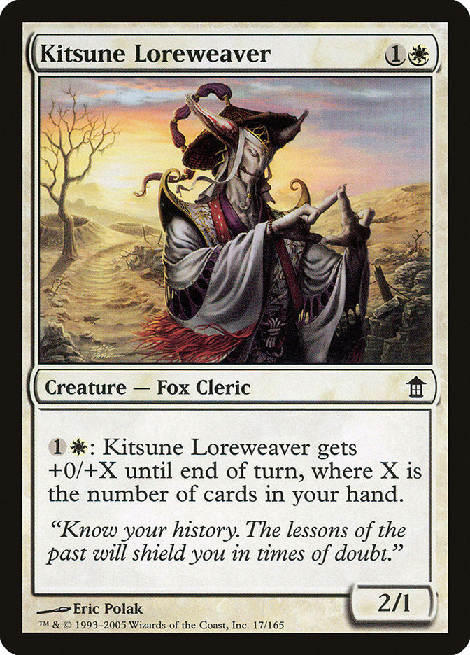 Kitsune Loreweaver [Saviors of Kamigawa] | Anubis Games and Hobby