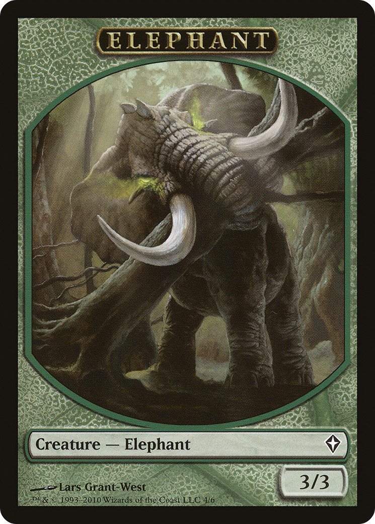 Angel // Elephant Double-Sided Token [Marvel Super Heroes Commander Tokens] | Anubis Games and Hobby