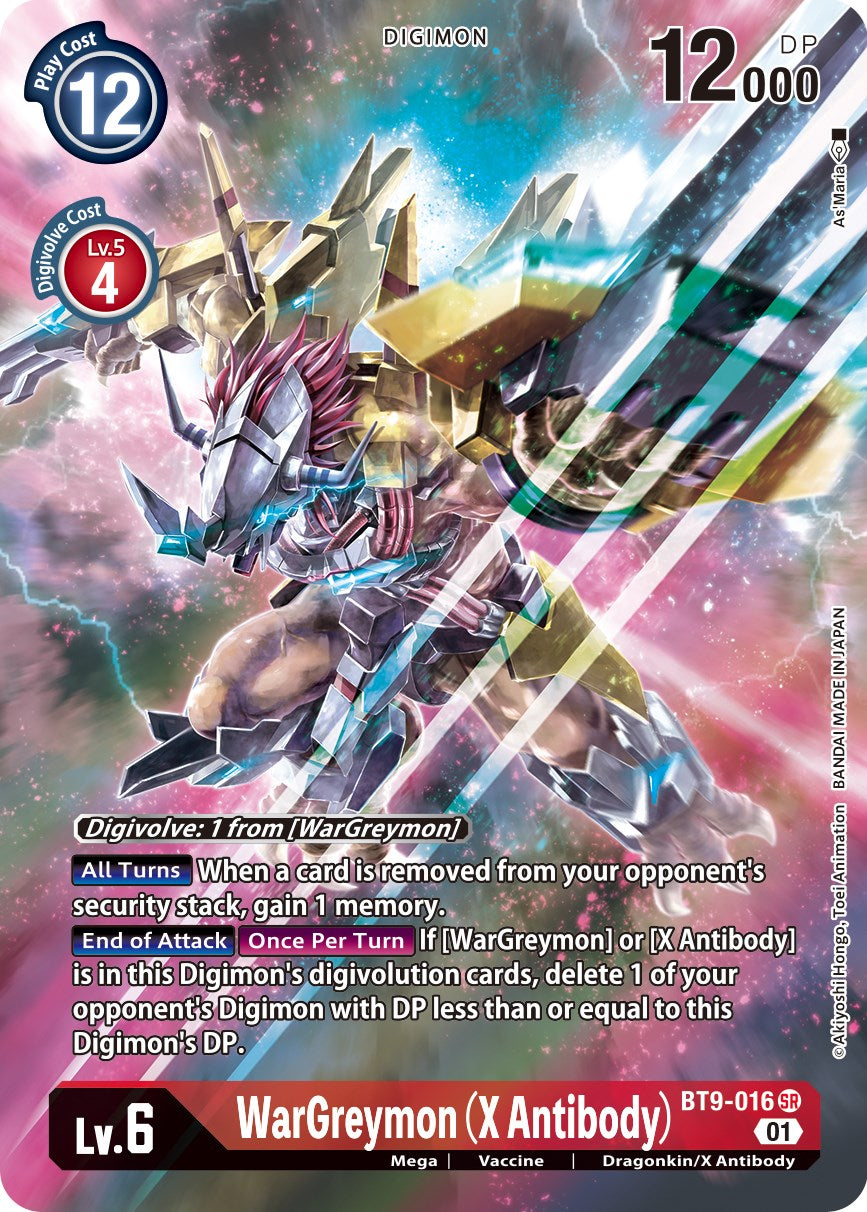 WarGreymon (X Antibody) [BT9-016] (Alternate Art) [X Record] | Anubis Games and Hobby