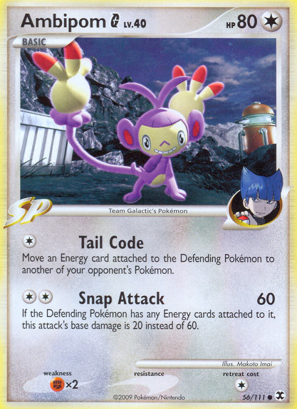 Ambipom G (56/111) [Platinum: Rising Rivals] | Anubis Games and Hobby