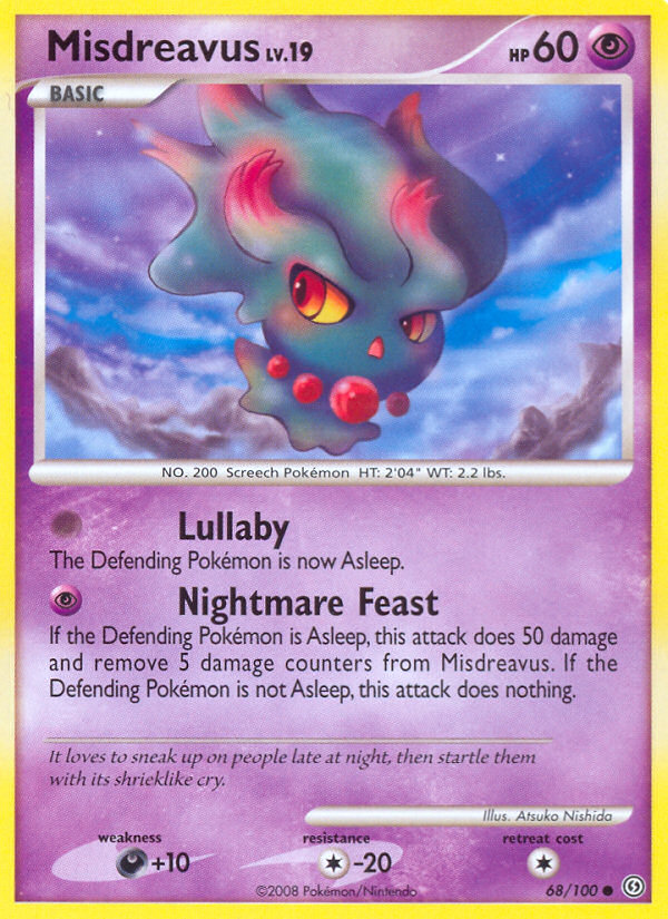 Misdreavus (68/100) [Diamond & Pearl: Stormfront] | Anubis Games and Hobby