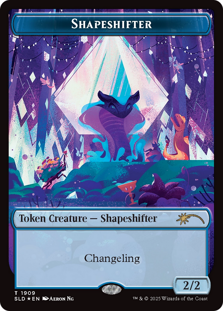 Shapeshifter Token (1909) (Double Rainbow Foil) [Secret Lair Drop Series] | Anubis Games and Hobby