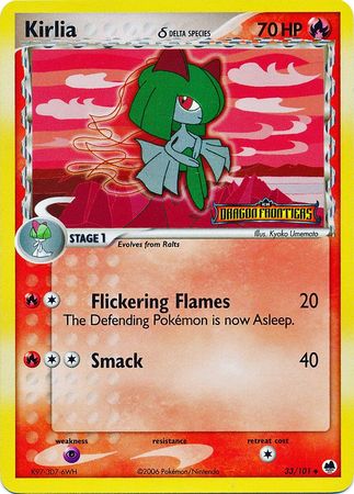 Kirlia (33/101) (Delta Species) (Stamped) [EX: Dragon Frontiers] | Anubis Games and Hobby
