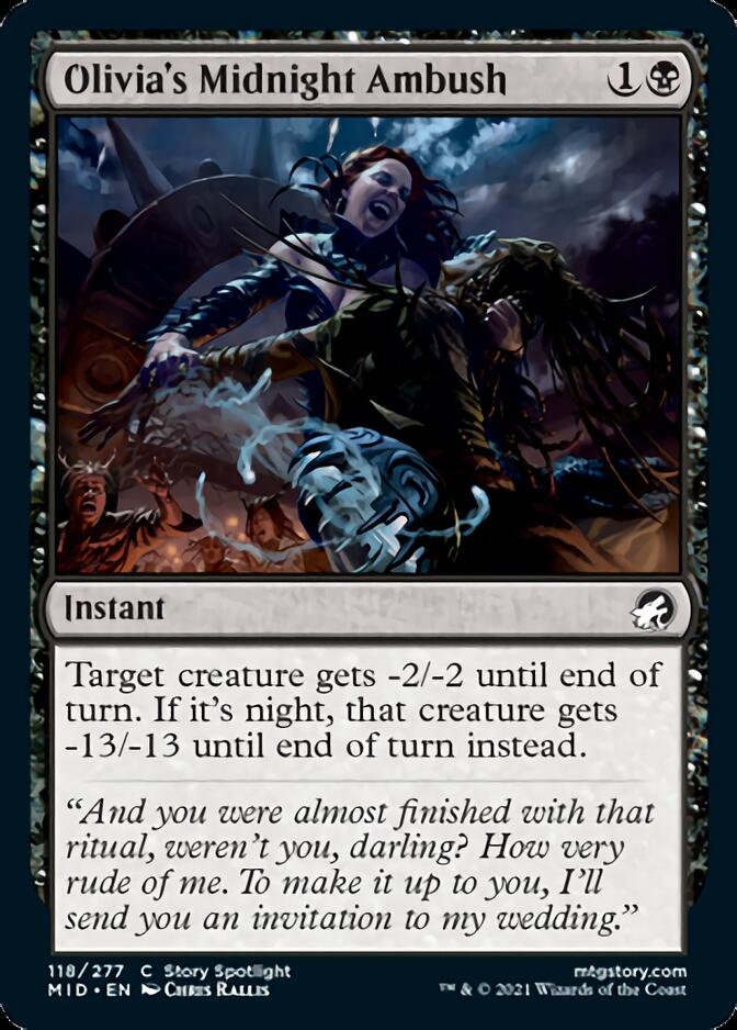 Olivia's Midnight Ambush [Innistrad: Midnight Hunt] | Anubis Games and Hobby