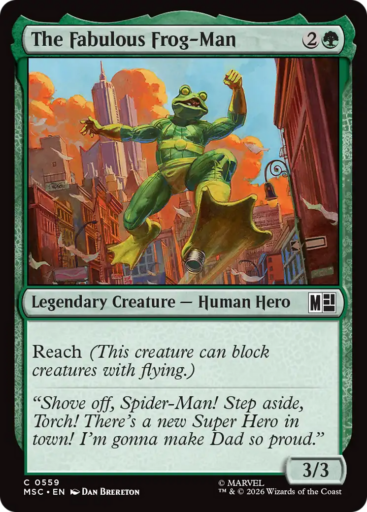 The Fabulous Frog-Man [Marvel Super Heroes Commander] | Anubis Games and Hobby